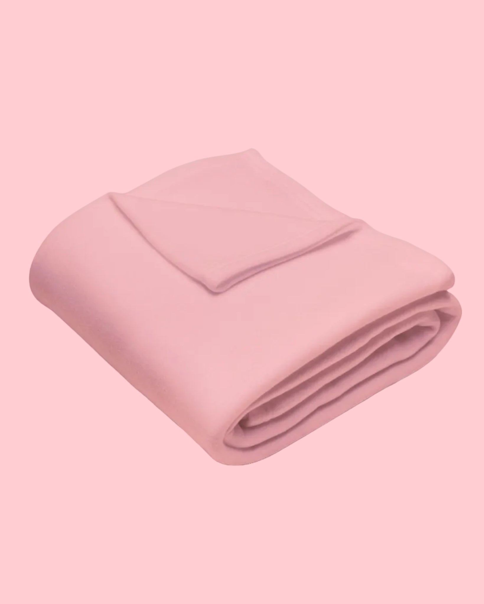Ivory Notes Pink Fleece Blanket