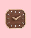 Walnut Wooden Study Clock